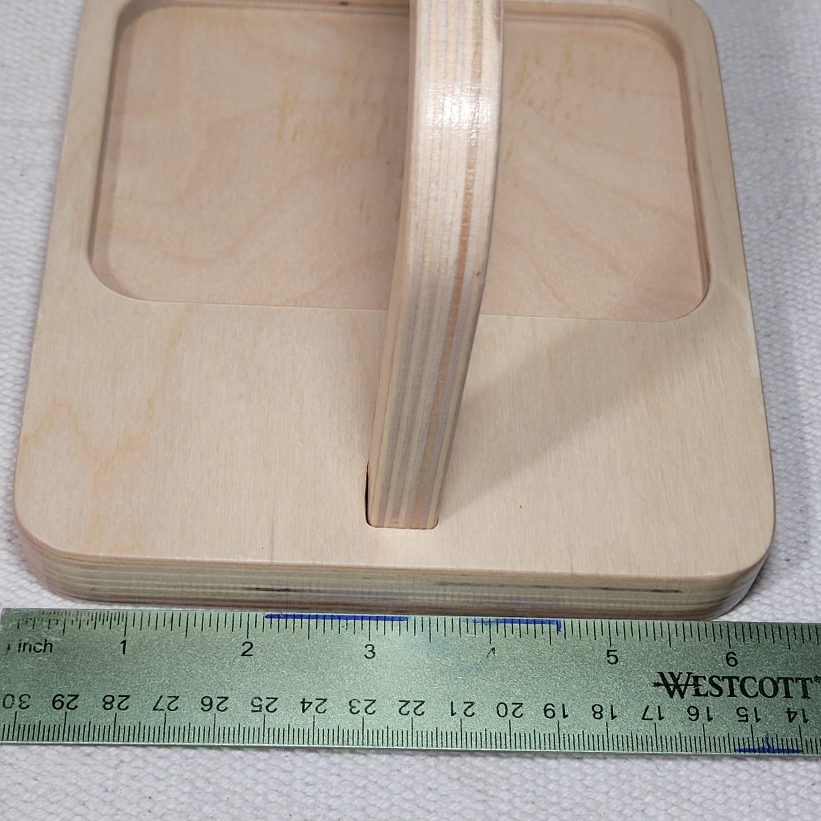 Monti Kids Curved Dowel Level 5 Montessori Wood Stacker 16+ Mos MISSING 1 Ring