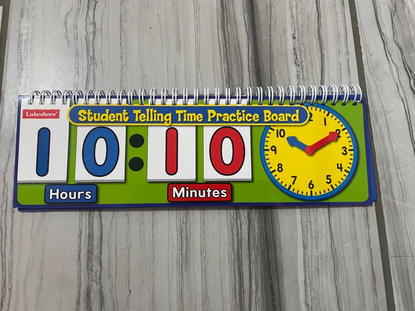 Student Telling time board by LakeShore GG286 Teaching Aid