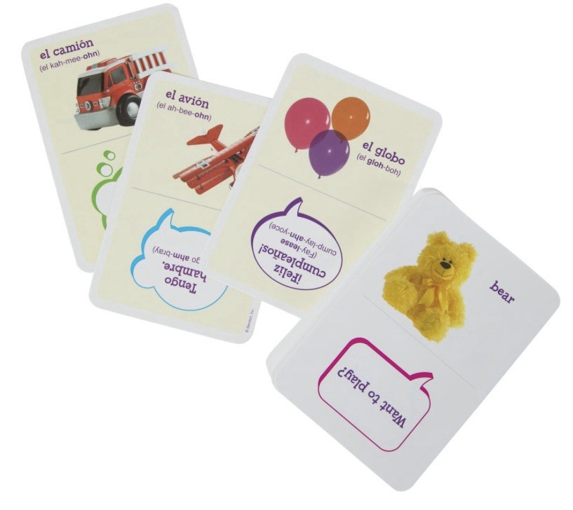 Spanish Basic Words Flash Cards. 3 Boxes Included 36 Cards In Each. New!