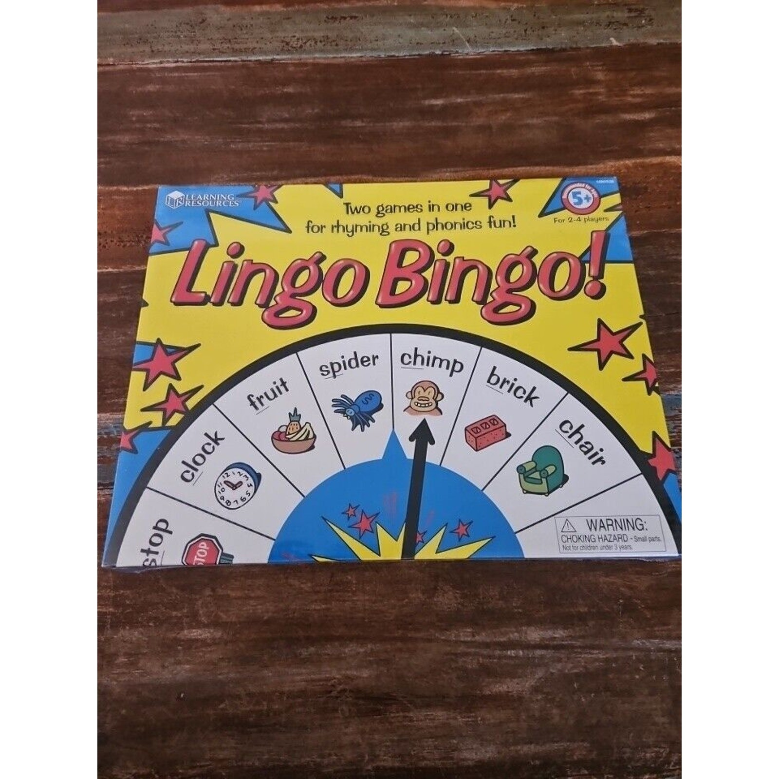 Lingo Bingo Language Board Game Two Games For Rhyming & Phonics