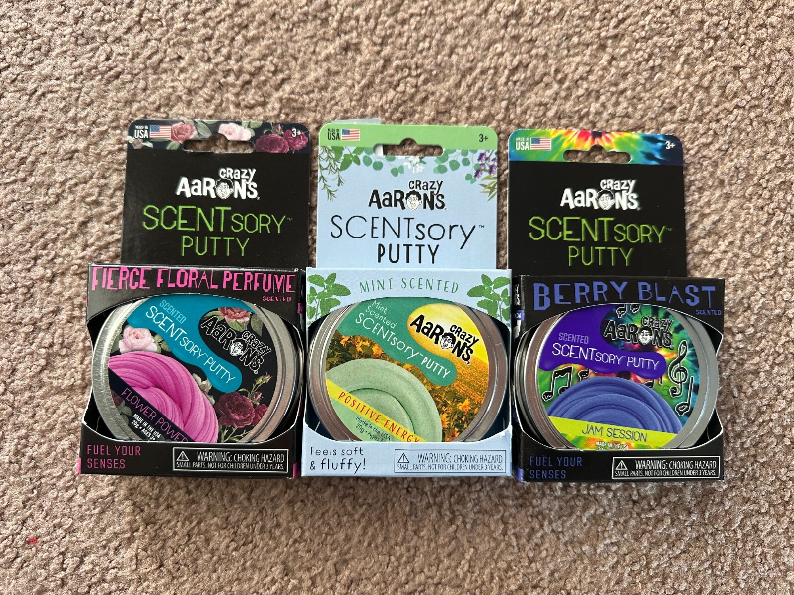 Crazy Aaron’s Scentsory Scented Thinking 2.75” Tin – Berry Floral Mint