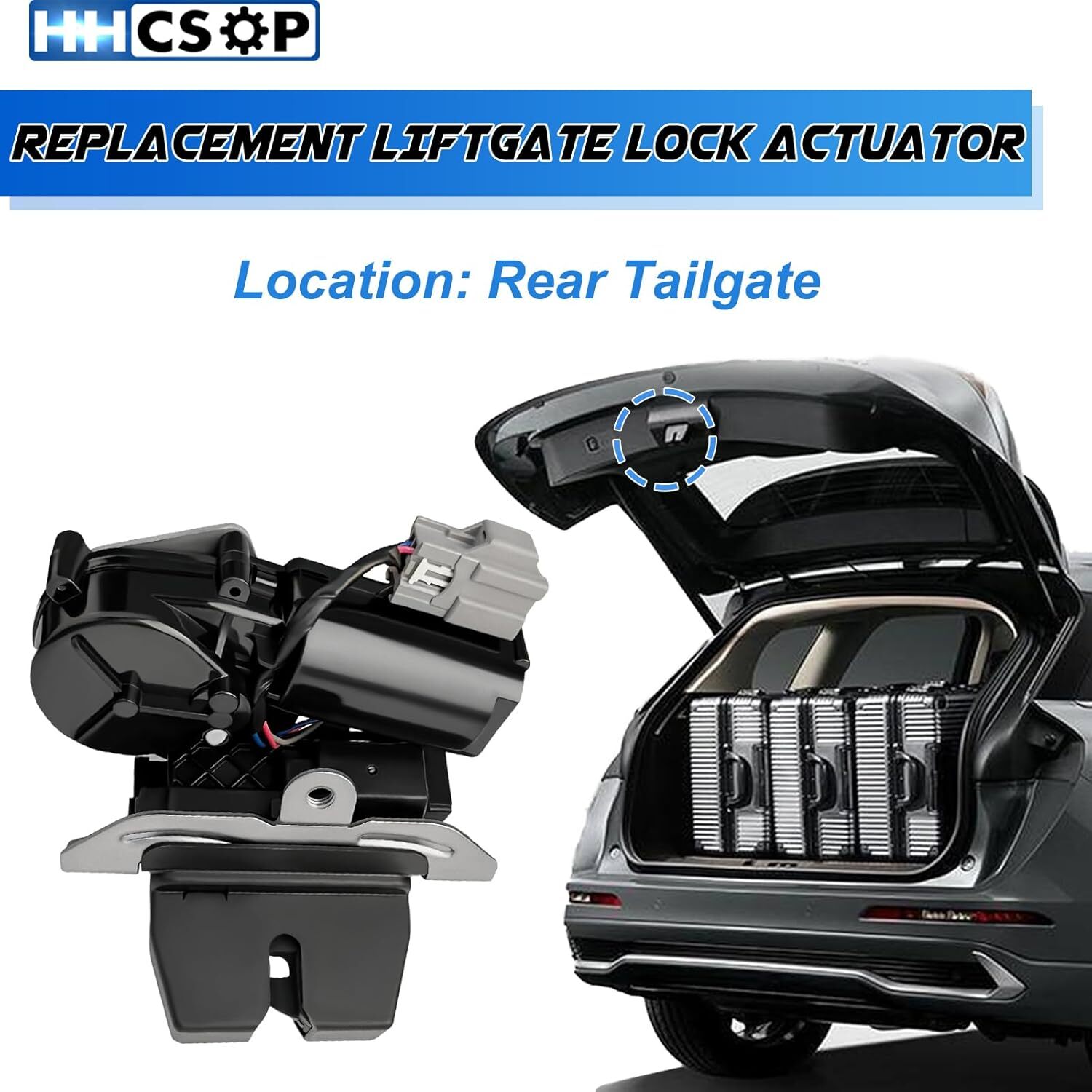 Liftgate Lock Actuator Motor Rear Door Trunk Latch Tailgate Lock for 2015 2016