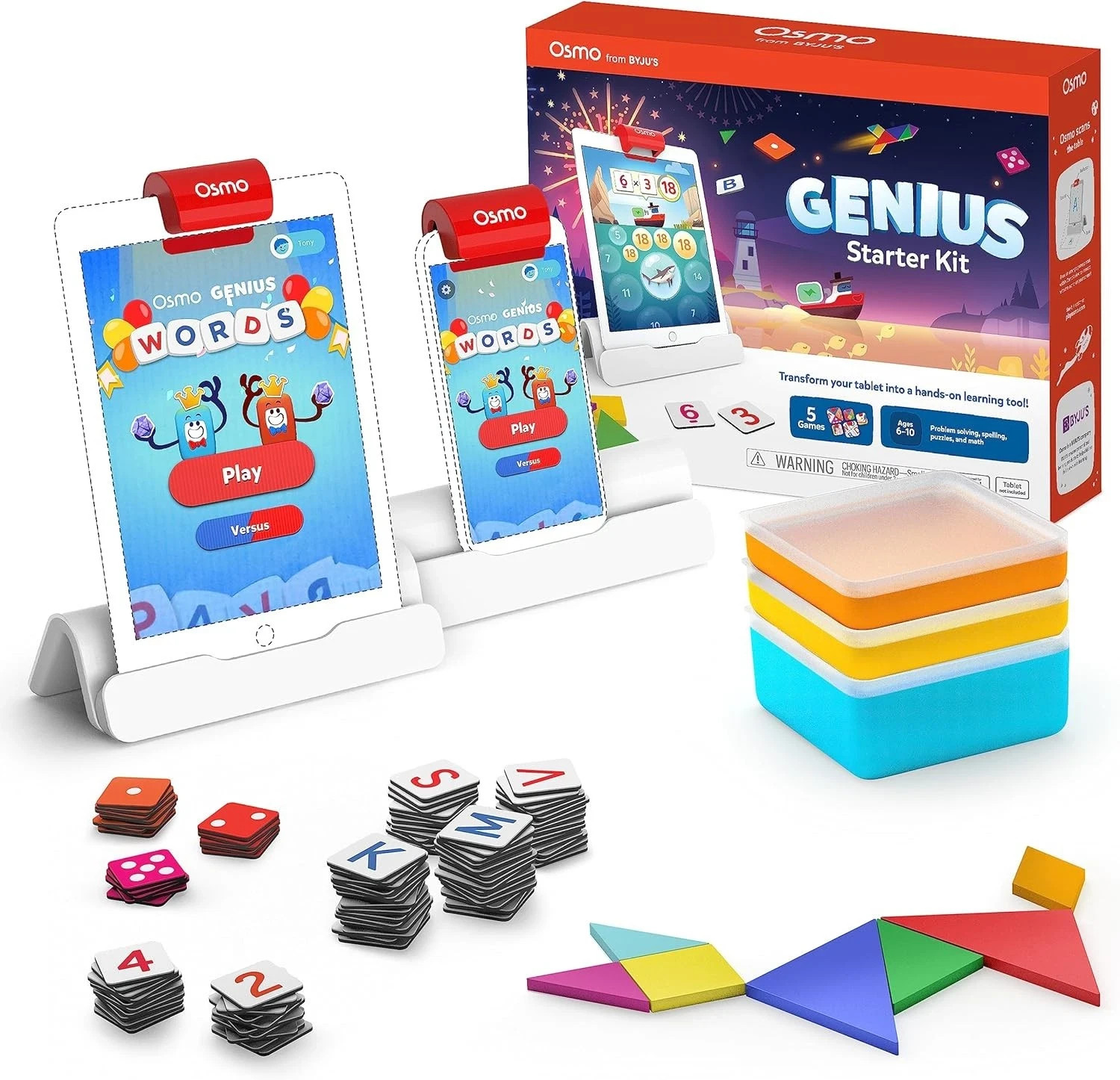 Osmo Genius Starter Kit Authentiic For iPad Educational Learning Game Ages 6-10