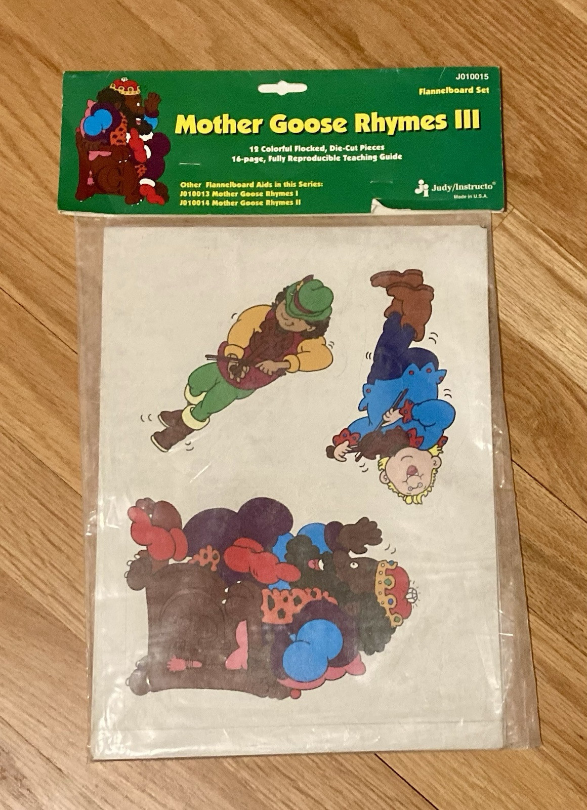 Judy Instructo Mother Goose Rhymes I II III Flannel Board Set FACTORY SEALED LOT