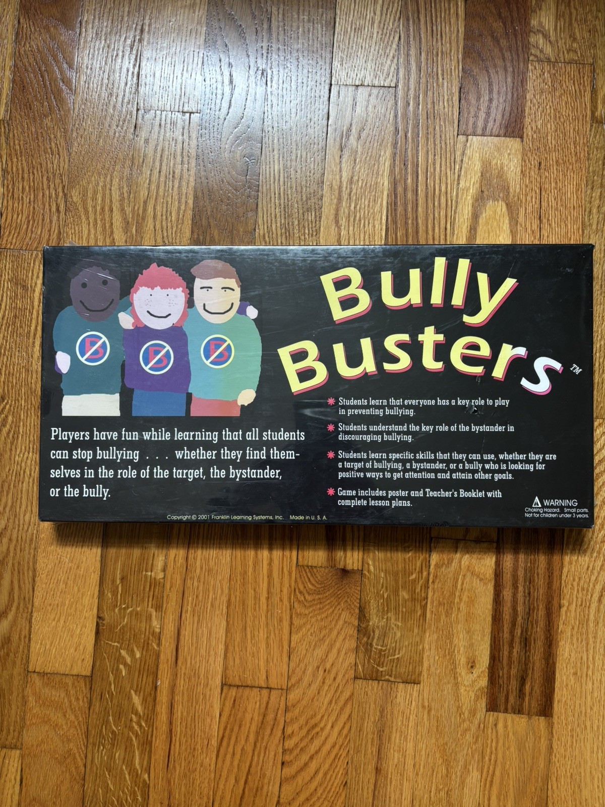 Homeschool Franklin Learning System Bully Busters Brand New Sealed Board Game