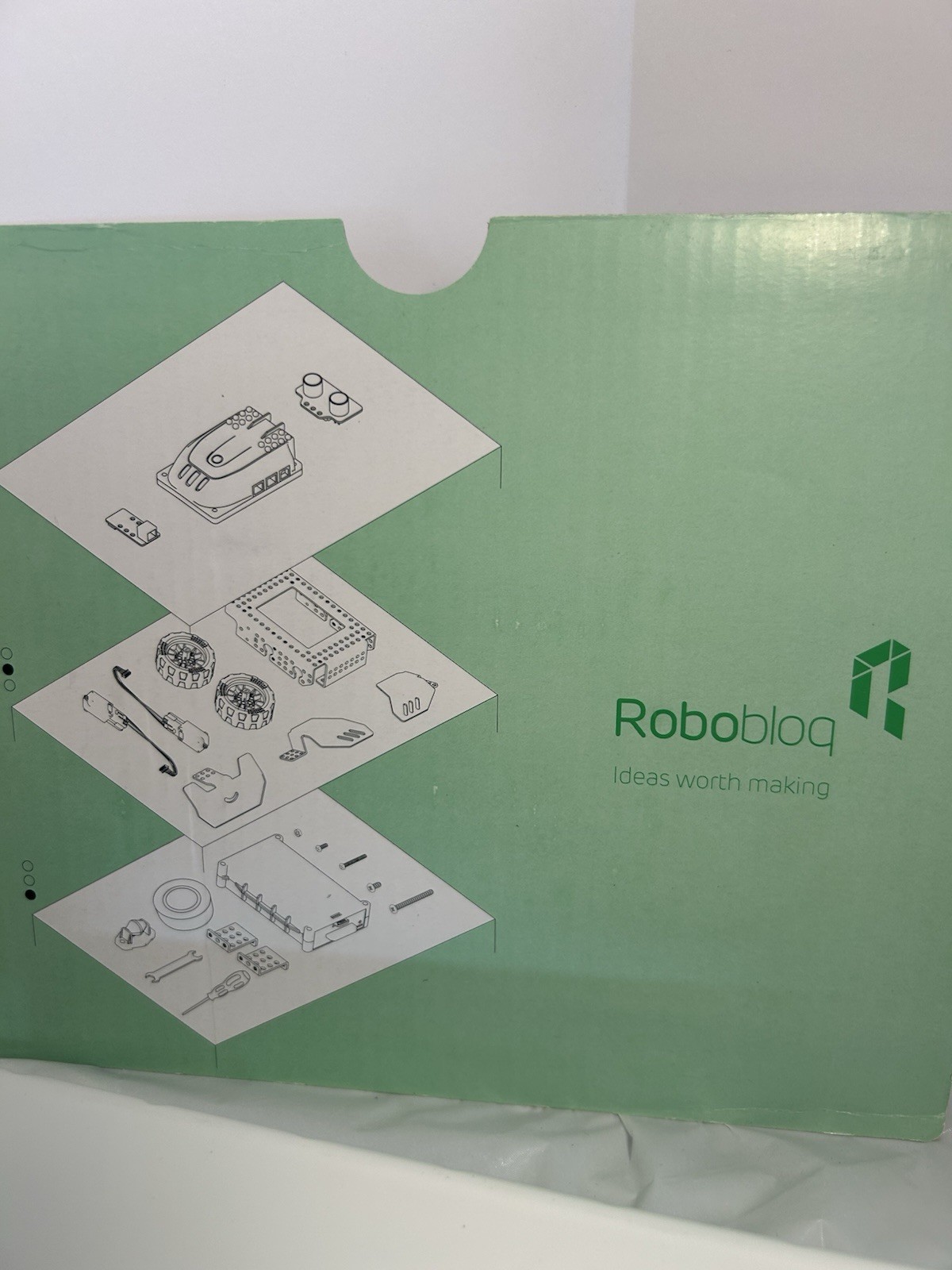 Robobloq Q-Scout STEM Robot Kit Coding Programmable Educational Toy Kid Open Box
