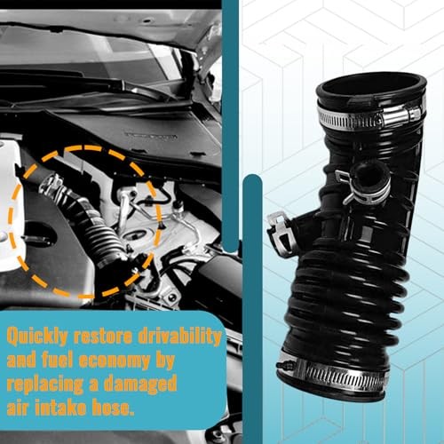 Right Left Rear Engine Air Intake Hose, Compatible with G35 2007 2008 L+R Rear