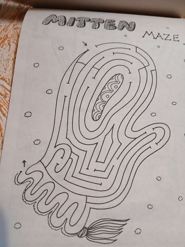 Playmore Unc Christmas Fun Pad Mazes Color Games Dot 2 Dot Make Gift Tags Color