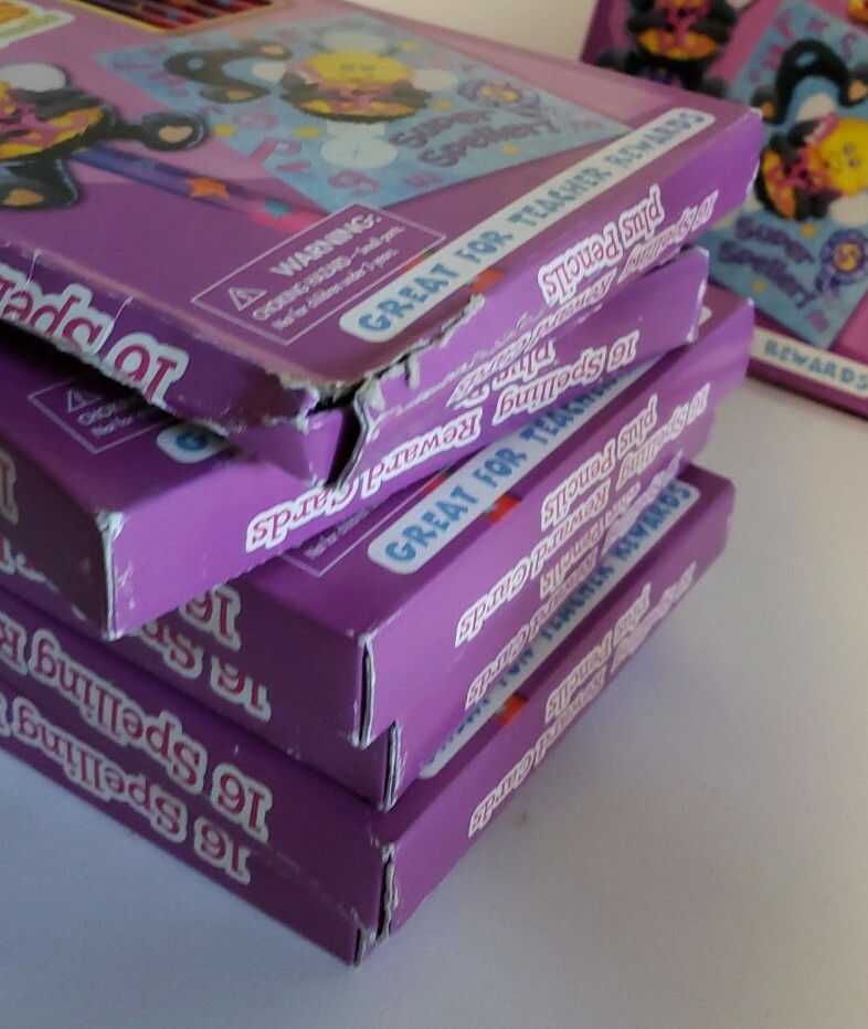 Pencils Spelling Reward Cards Teachers Eureka Super Speller Award 128 count
