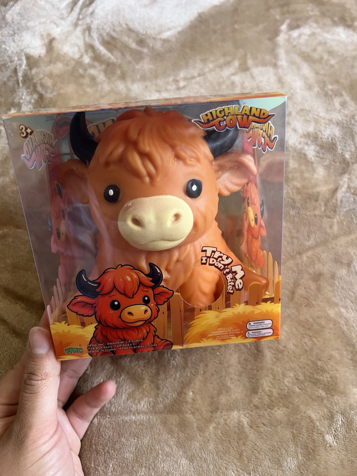 PPNC Highland Cow Squishy Squeeze Toy