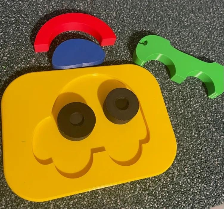 Car Shape Puzzle for Kids – Motor Skills Development and Shape Orientation –