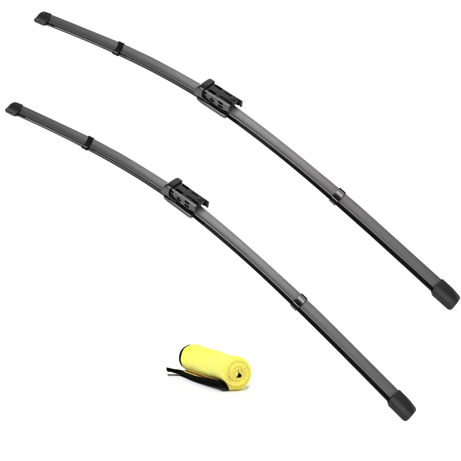 Windshield Wipers 24″+20″（Top Lock 16mm,Set of 2) replacement for Audi A4