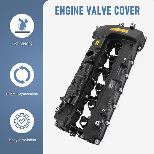 JDMSPEED New Engine Valve Cover 11127565284 Replacement for BMW 135I 335I 535I