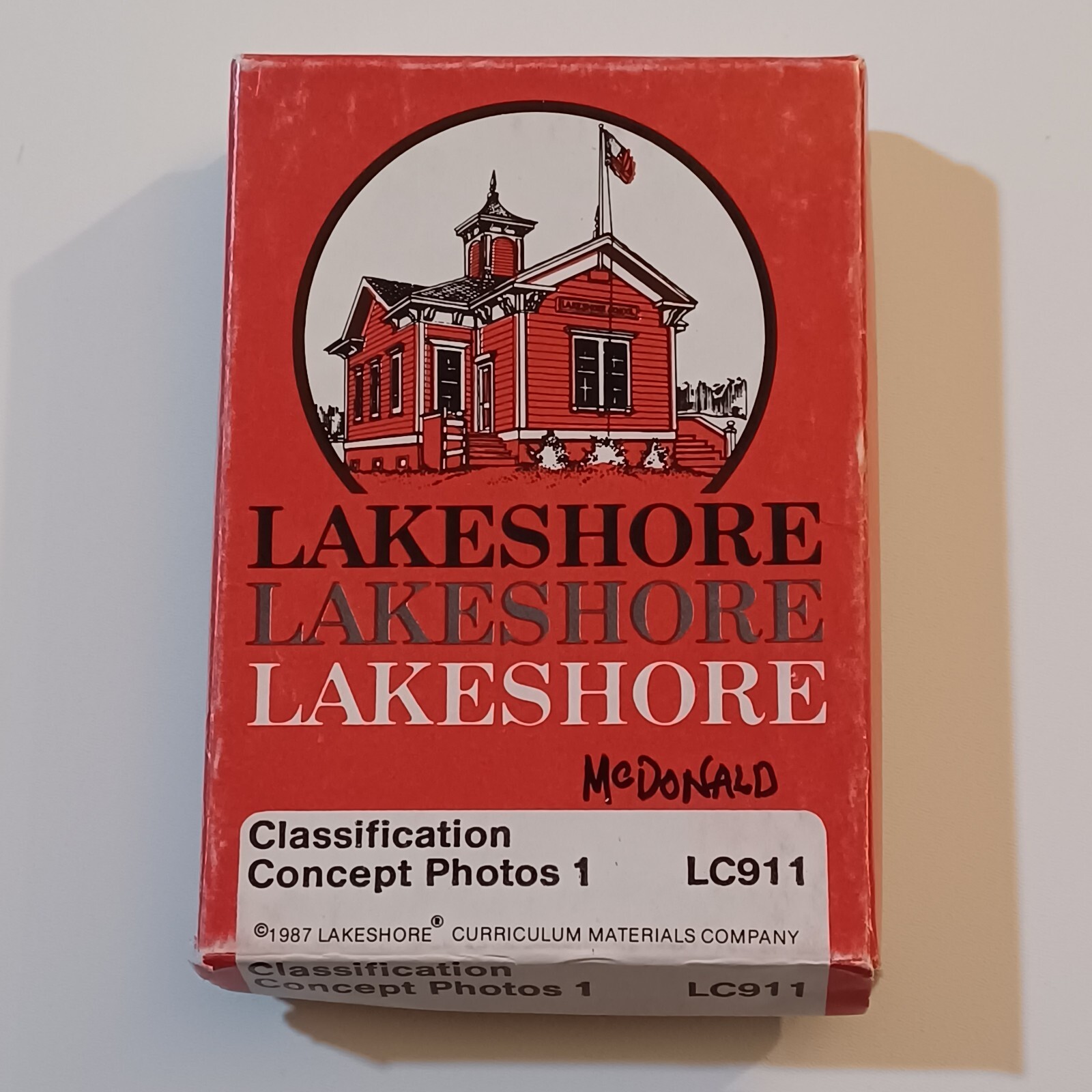 Vtg 1981 Lakeshore Curriculum Materials Company Classification Concept LC911