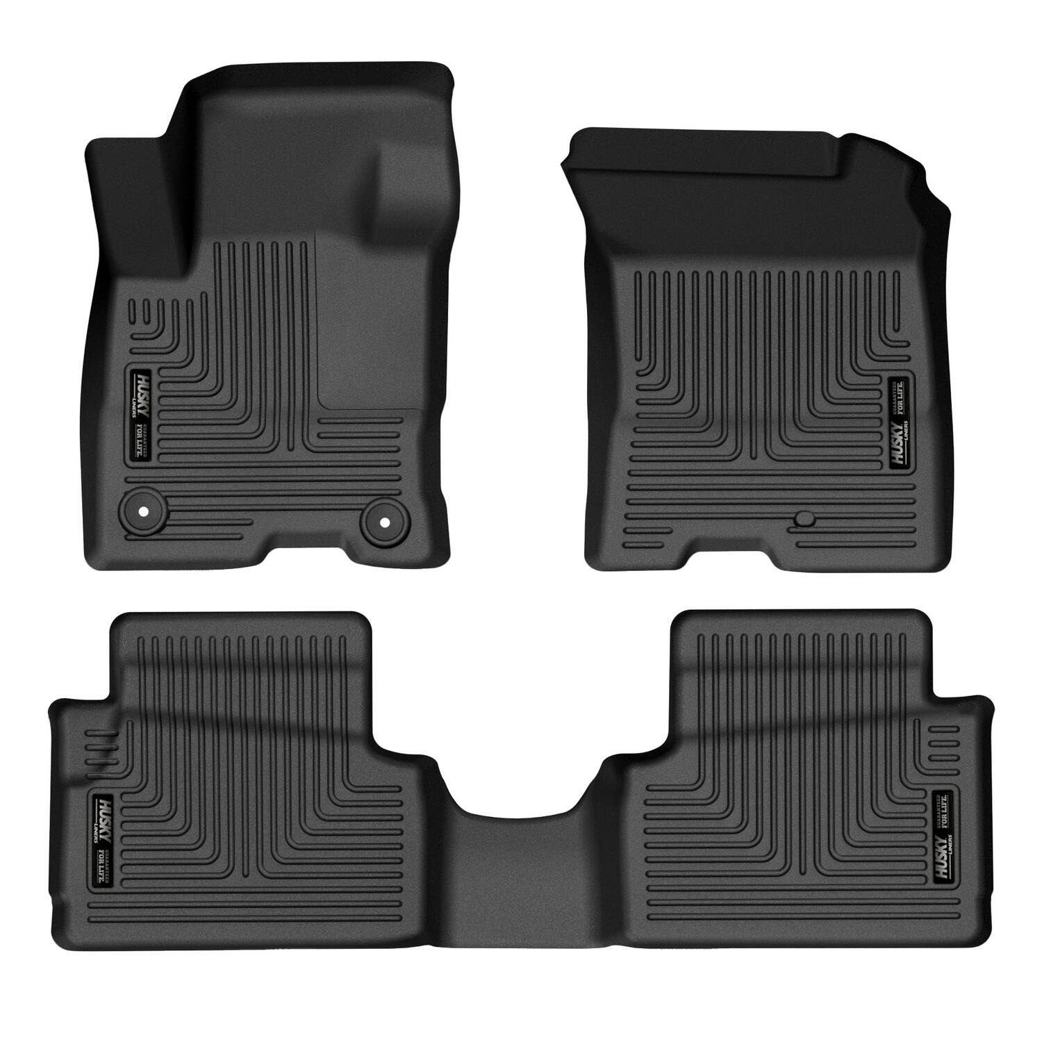 2223 Maverick Full Hybrid Evgas (Fhev) Front And Second Rows Floor Liner Black