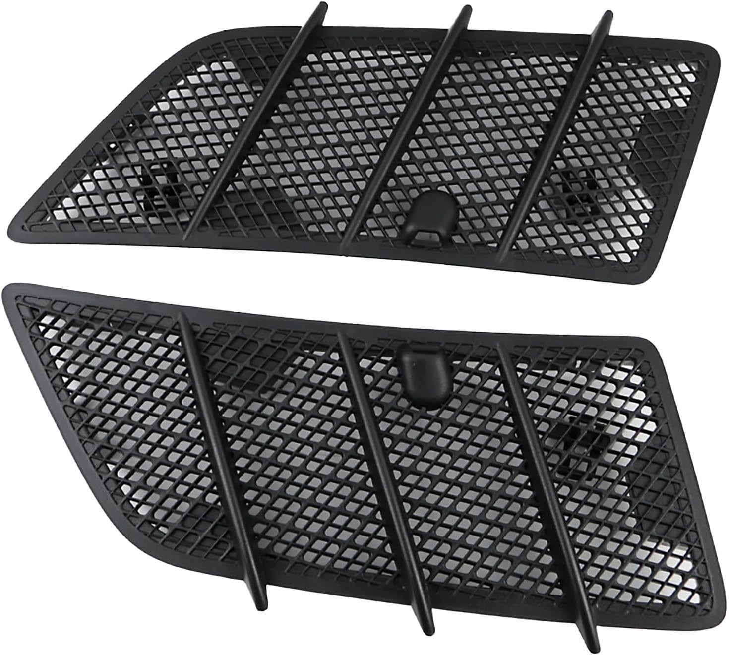Pair Hood Air Vent Grille Cover Compatible with 2008-2011 Mercedes Benz W164