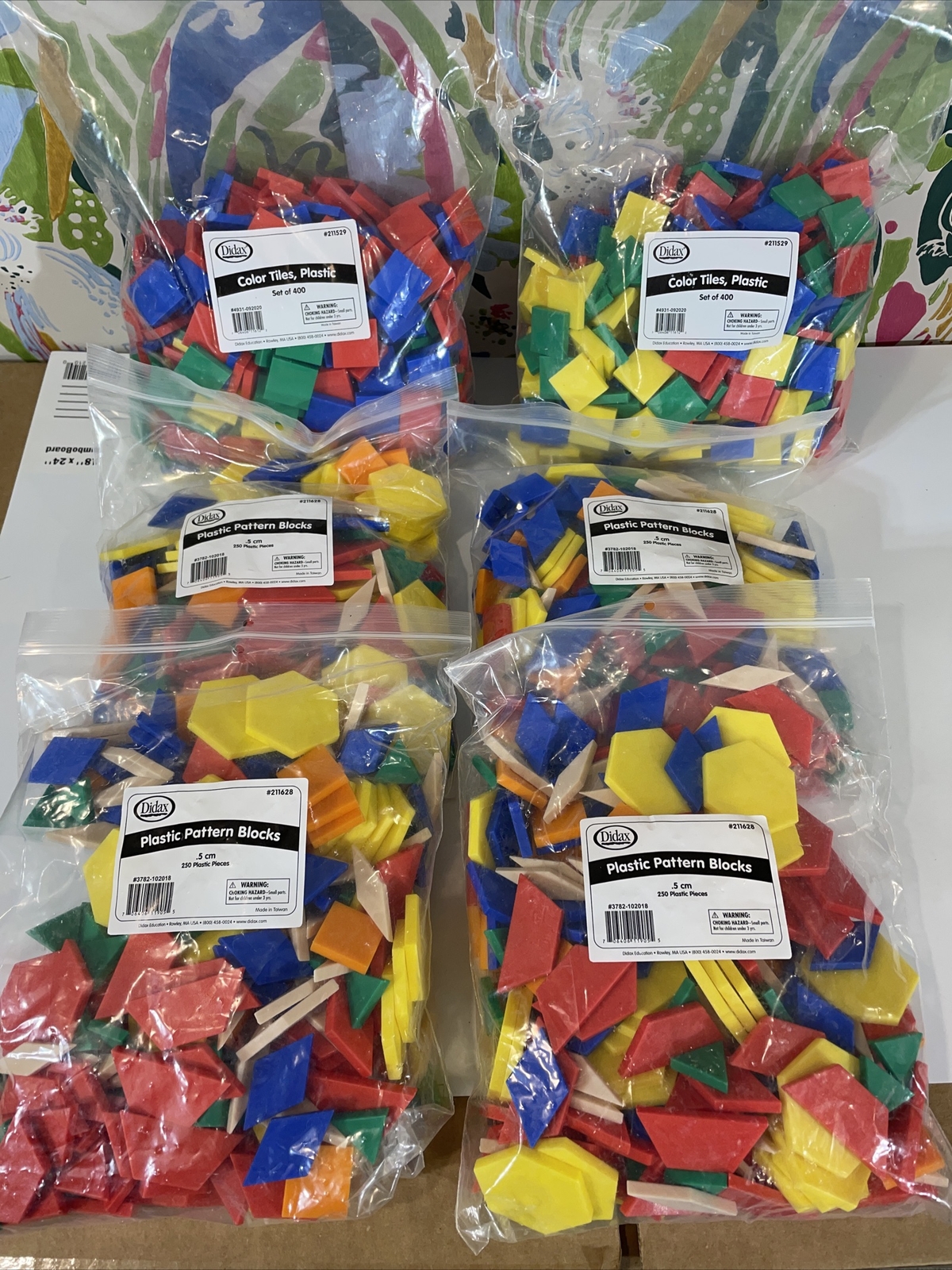 LARGE BOX LOT Didax Learning Educational Toys Classroom Teaching Homeschool More