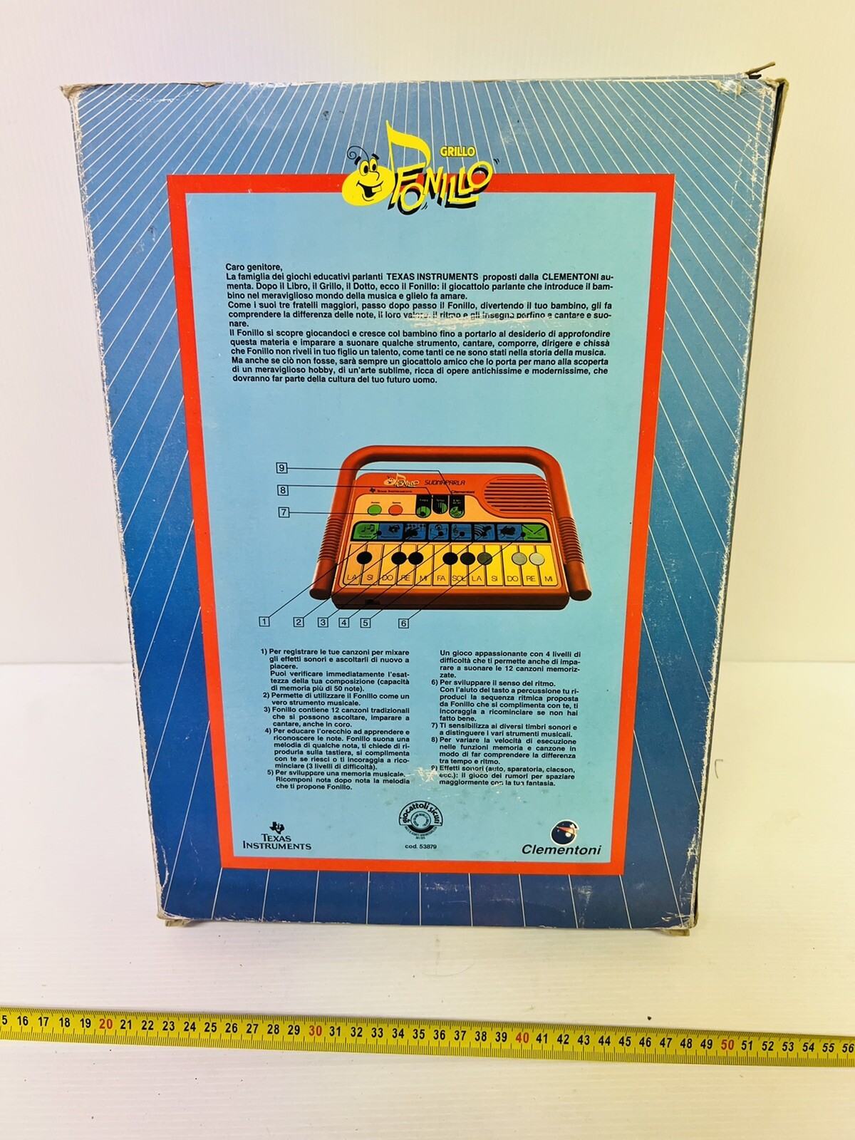 CLEMENTONI TEXAS INSTRUMENT FONILLO GRILL!!!NEW!!!