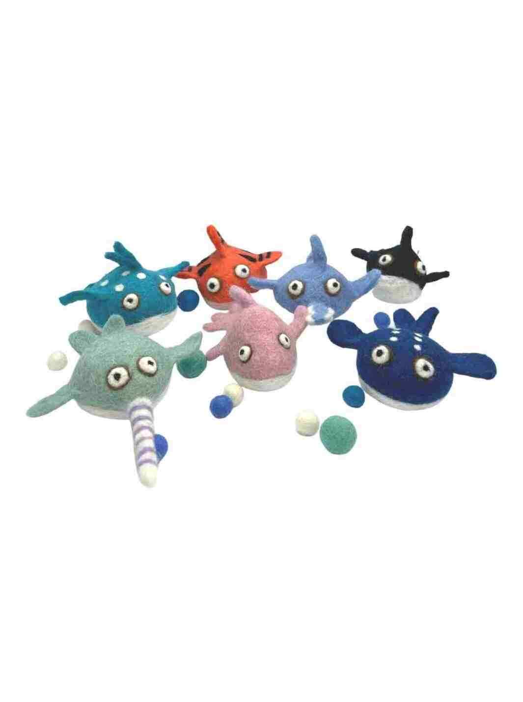Educational Toys | Pretend Toys | Felt Sea Animals – Set of 7