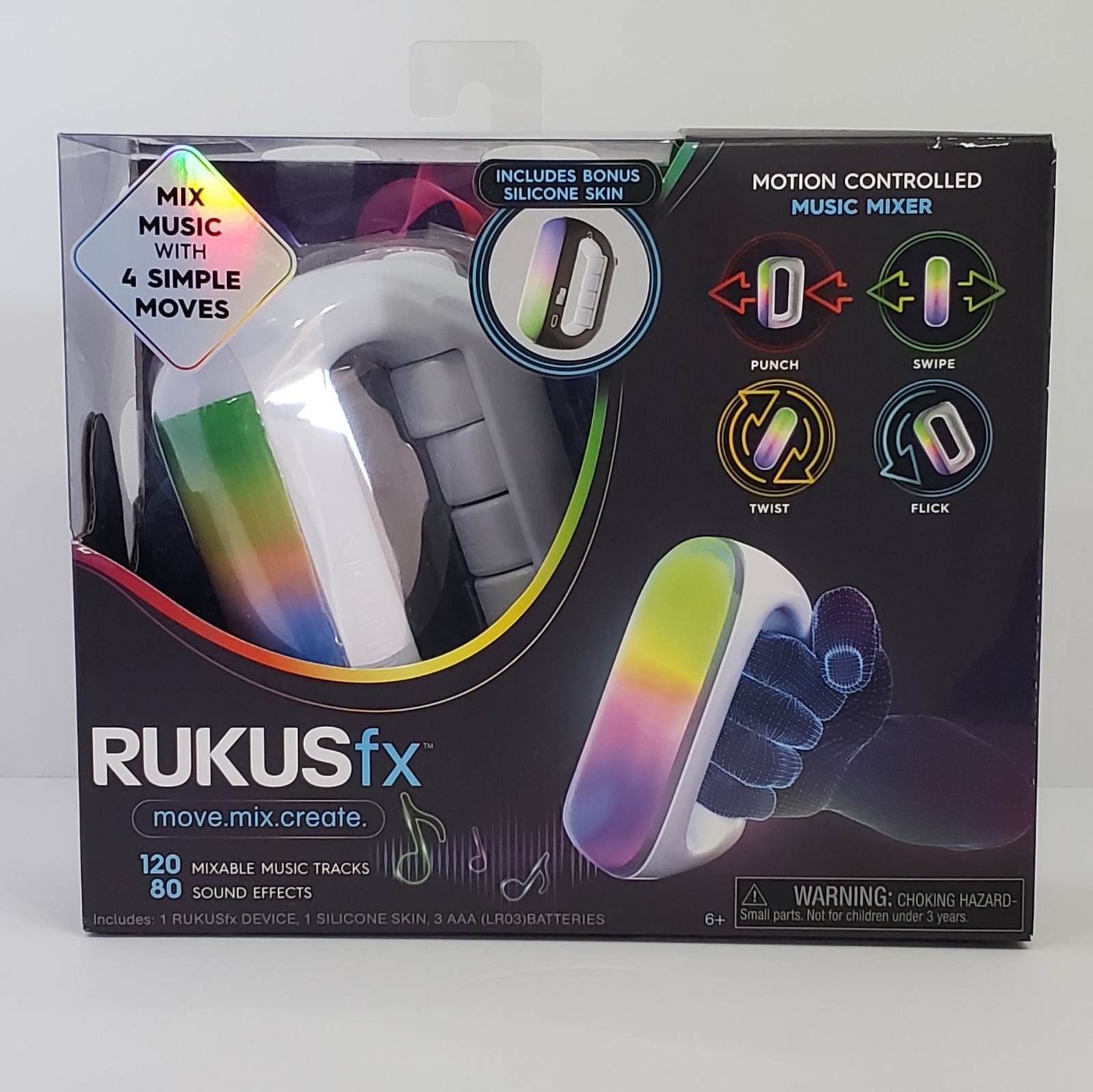 RUKUSfx Motion-Controlled Music Mixer New Sealed Lights & Sound Effects Toy