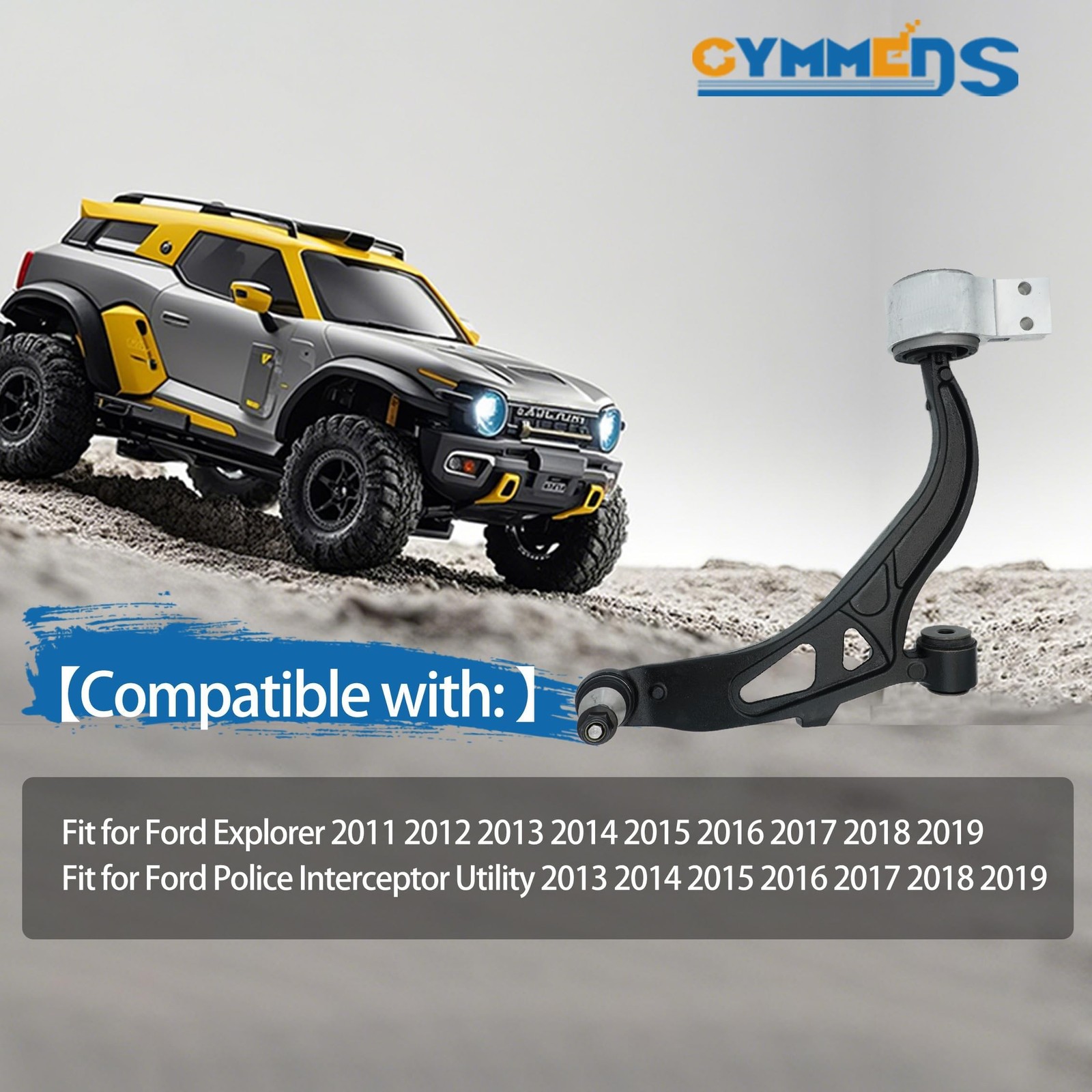 Front Left and Right Lower Control Arm Fit for Ford Explorer 2011-2019, for P…