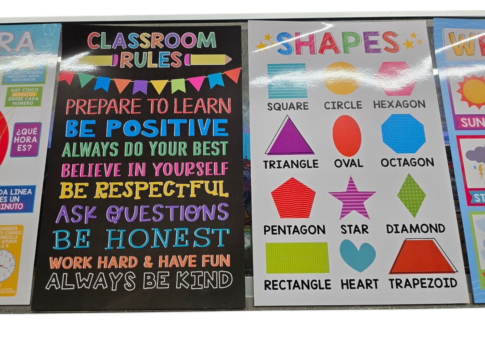 Hadley designs educational posters set of 16 for preschool & kindergarten classr