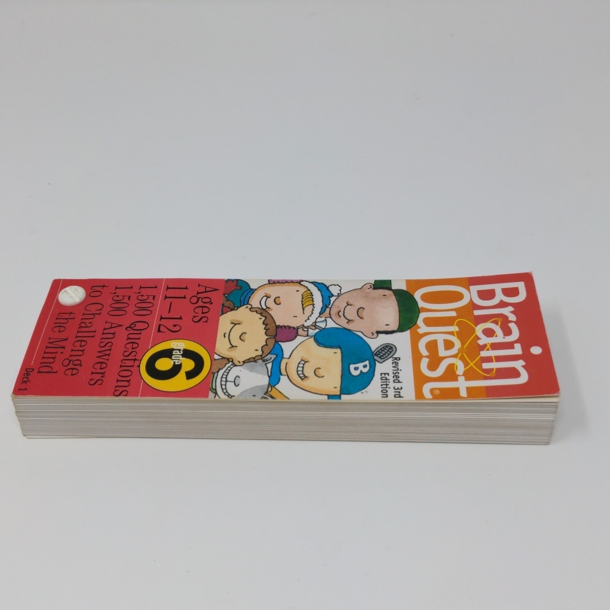 Brain Quest Grade 6 (Ages 11 – 12) Decks 1. & 2 3rd Edition Brain quest Cards