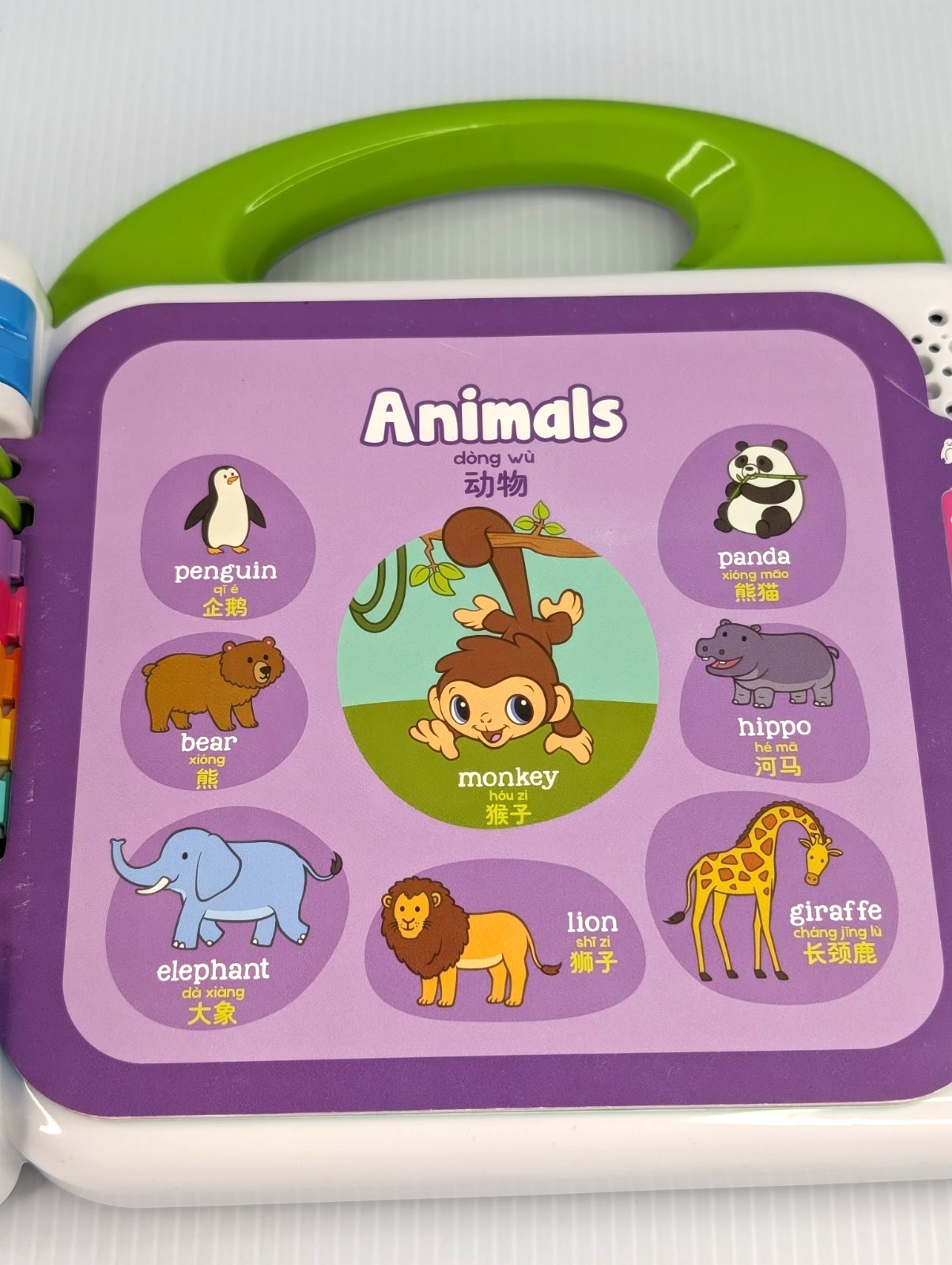 Leap Frog Learning Friends 100 Words Book English – Chinese Rare Tested Working
