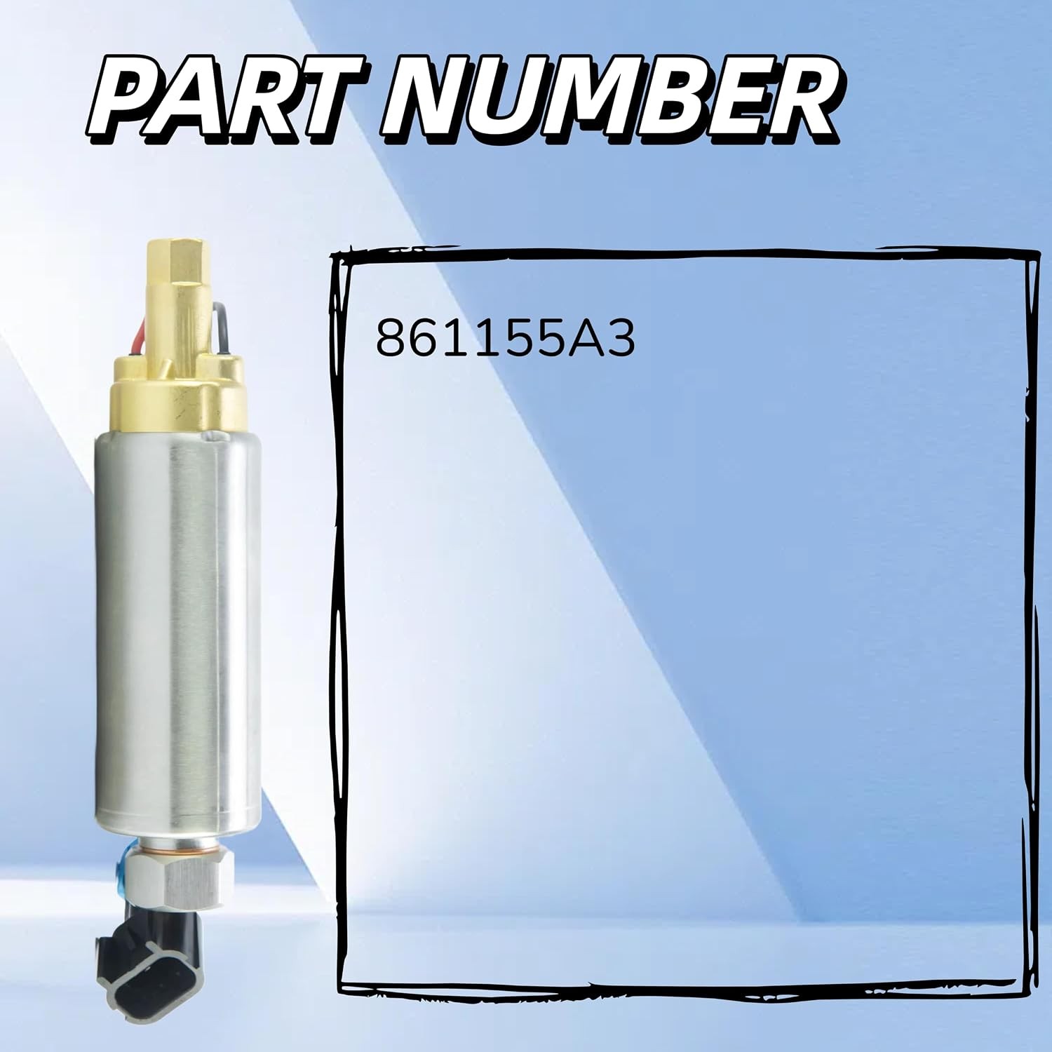 Electric Fuel Pump Low Pressure Marine Fuel Pump Fit Mercruiser Mercury Boat