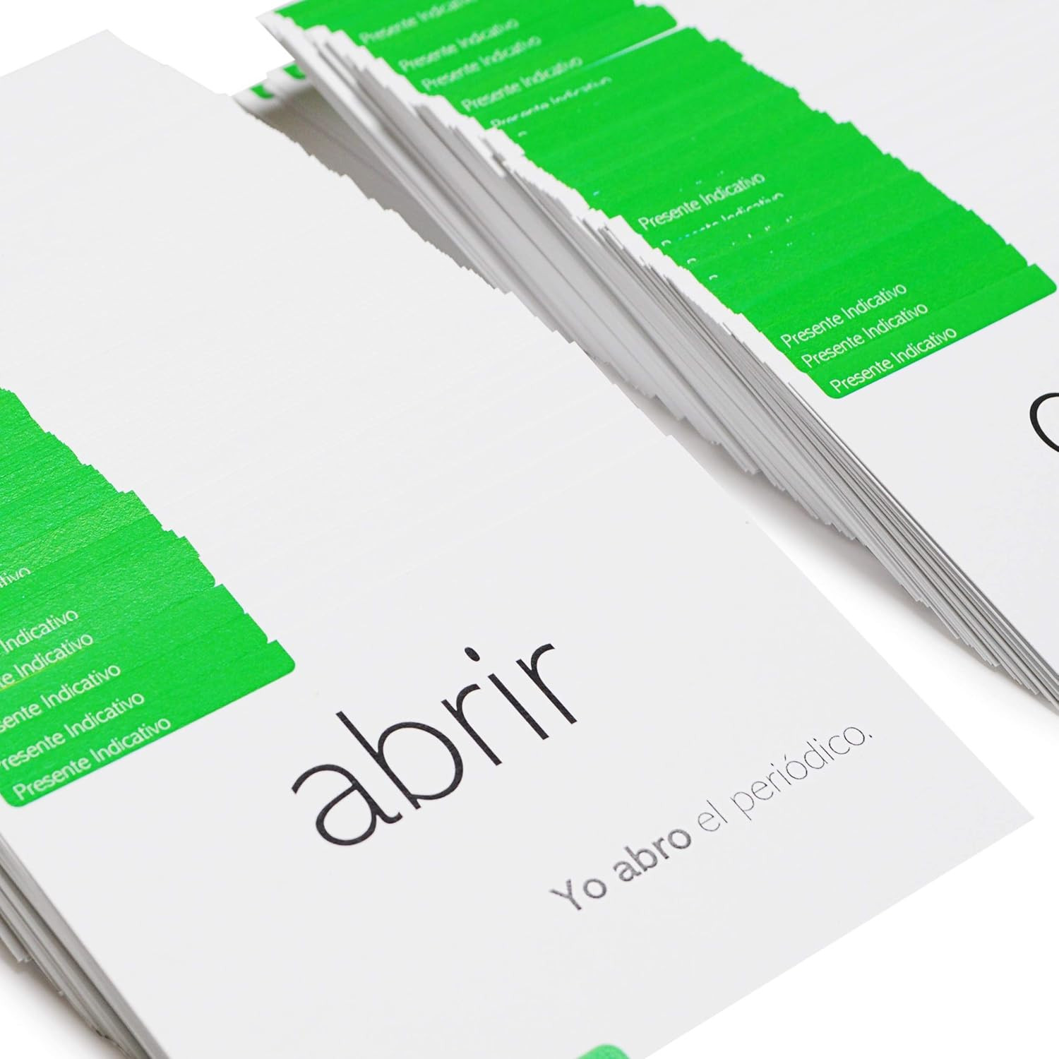 200 Spanish Verb Conjugation Presente Indicativo Flash Cards