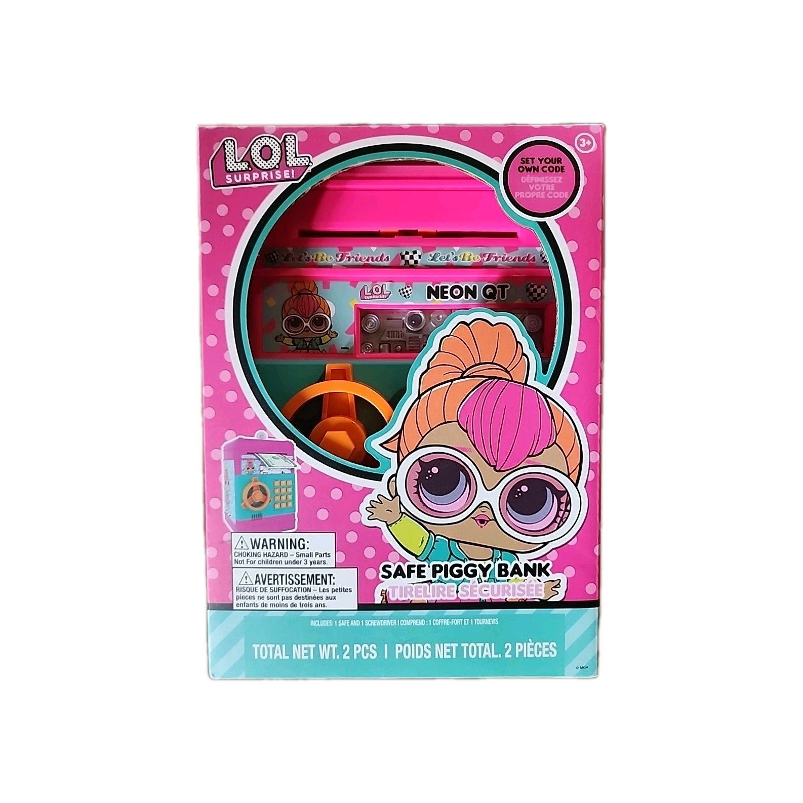 NEW! LOL SURPRISE! BON BON Safe Piggy Bank Electronic ATM Money Coin Cash Safe