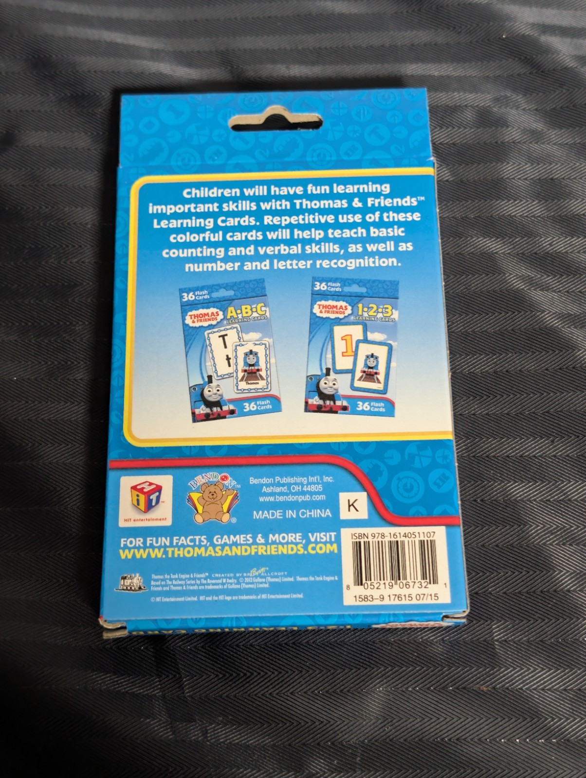 Thomas Tank Engine & Friends Math Numbers 123 Flash Cards Pre-K