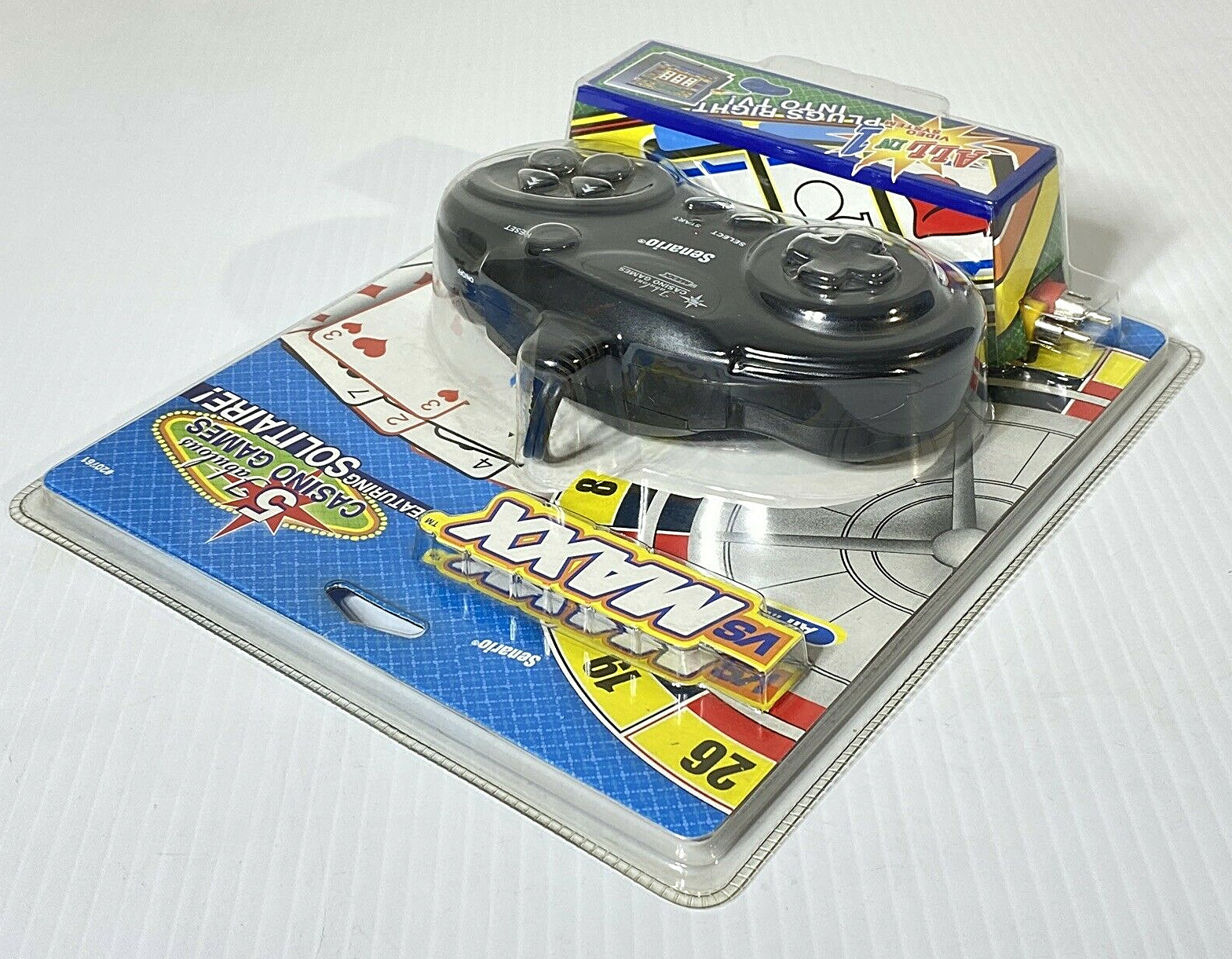 VS Maxx Plug and Play 5 Casino Games All in 1 TV Video Game – Poker Roulette