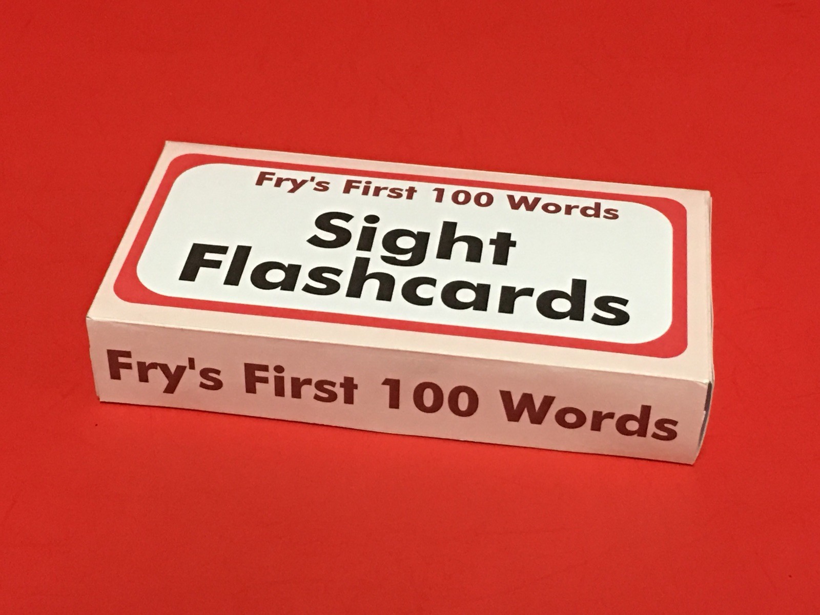 NEW Fry’s First Hundred Words – Reading – Fry Sight Word Flash Cards – 100 cards
