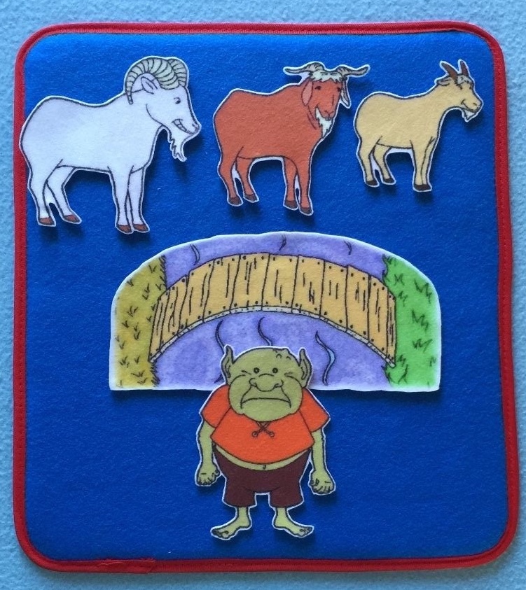 Three Billy Goats Gruff Felt / Flannel Board Set