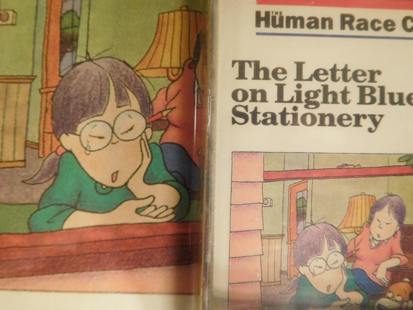 2 Vintage Human Race Club Book/Cassette ~ Letter Blue Stationary & What Hap. AJ