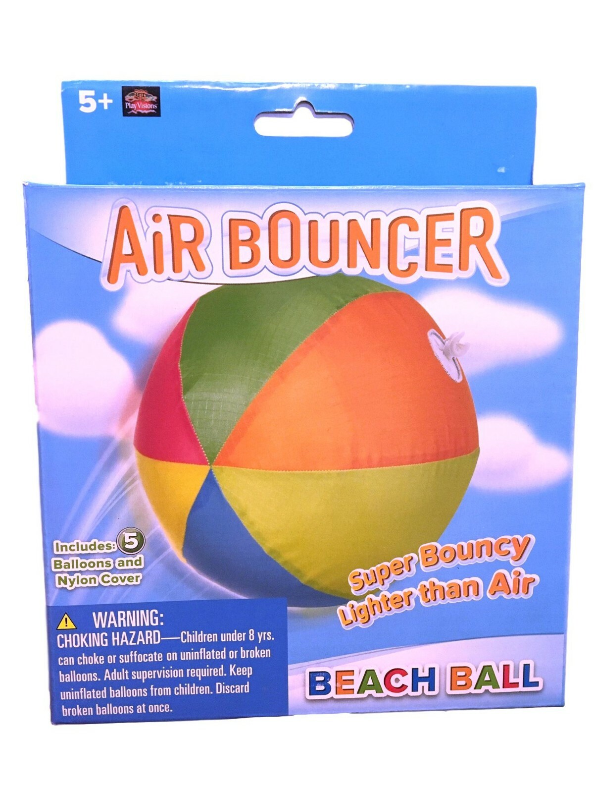 Play Visions Air Bounce Balloon Filled Fabric Balls Pool Party Birthday Light
