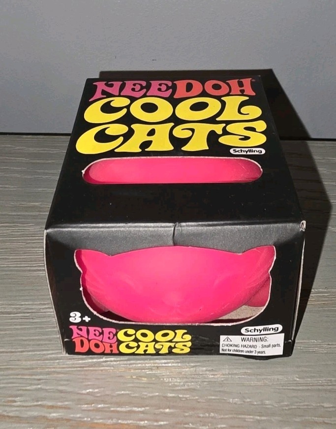 NeeDoh Cool Cats Stress Ball Pick Your Color