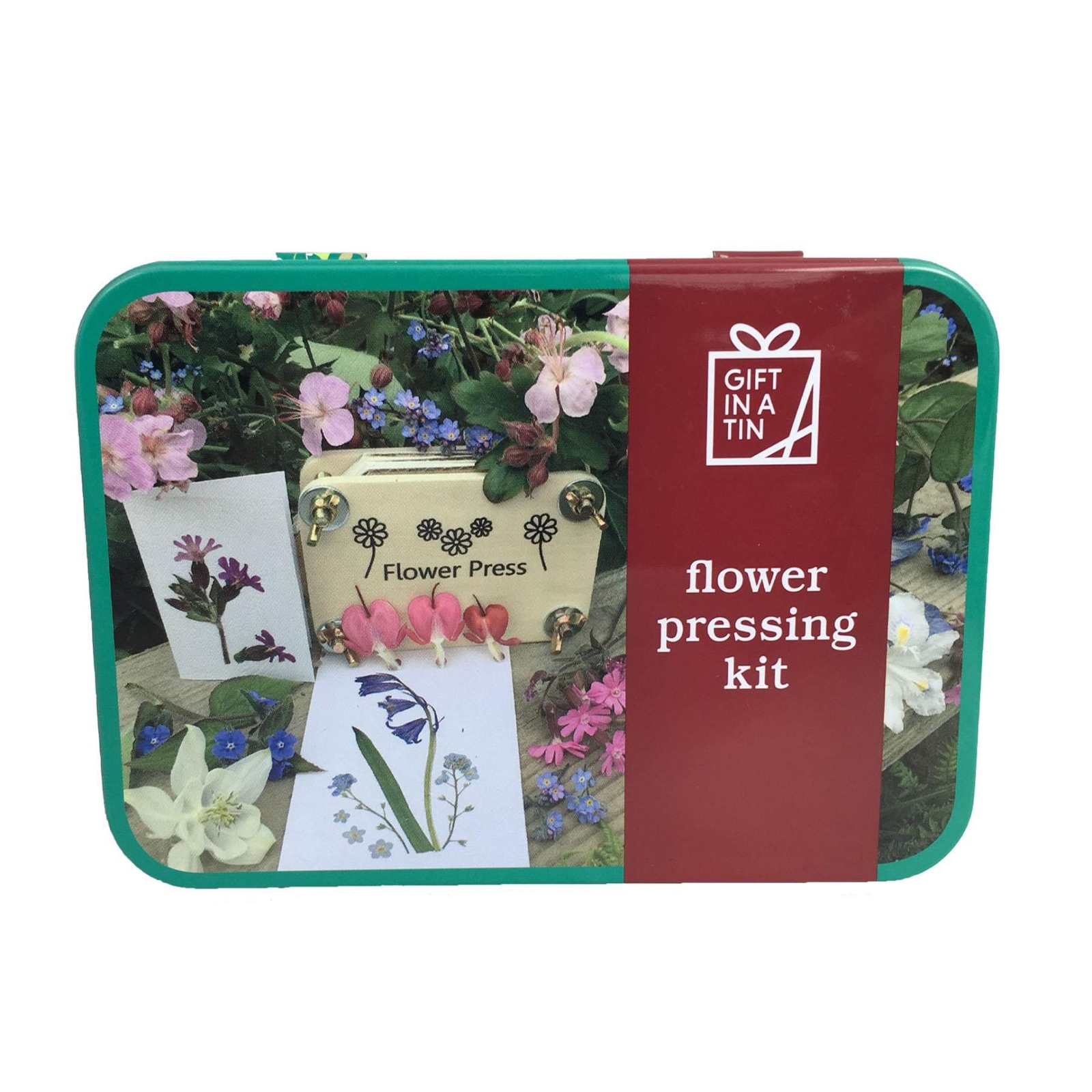 Gift in A Tin Craft / Activity Set Age 6 Flower Pressing Kit