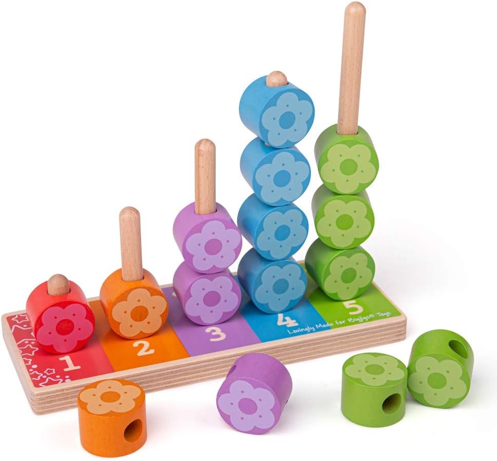 Bigjigs Toys First Flower Stacker