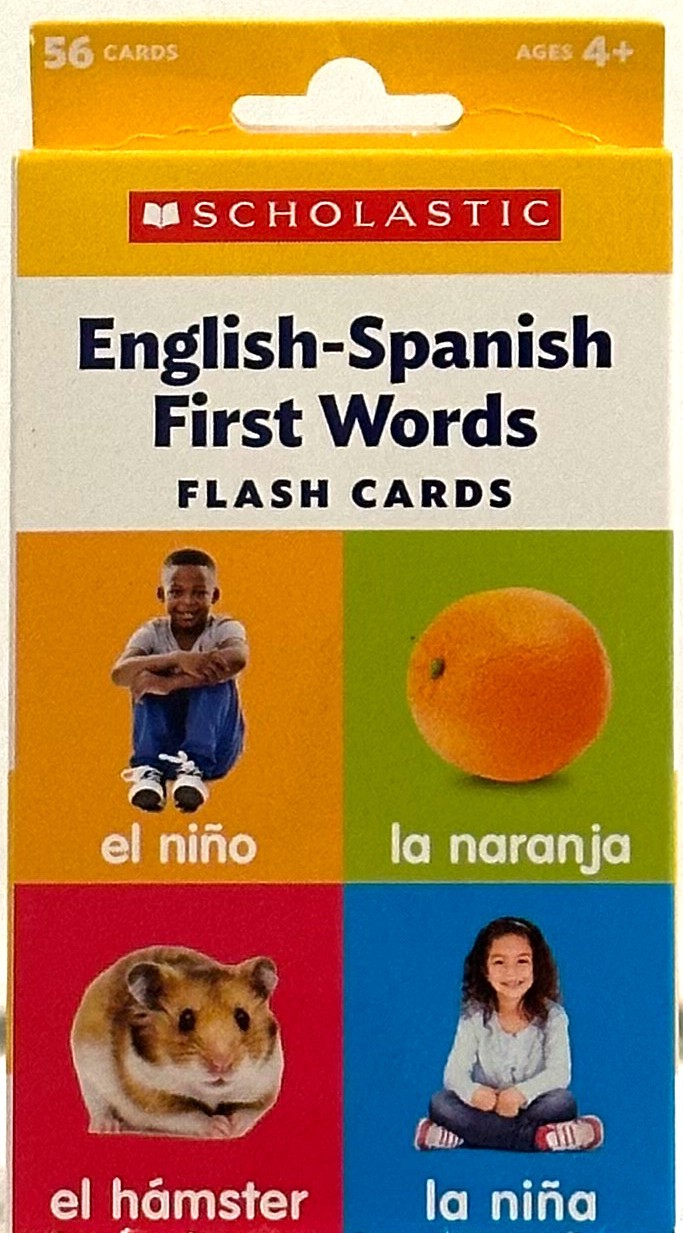 Scholastic spanish english flash cards