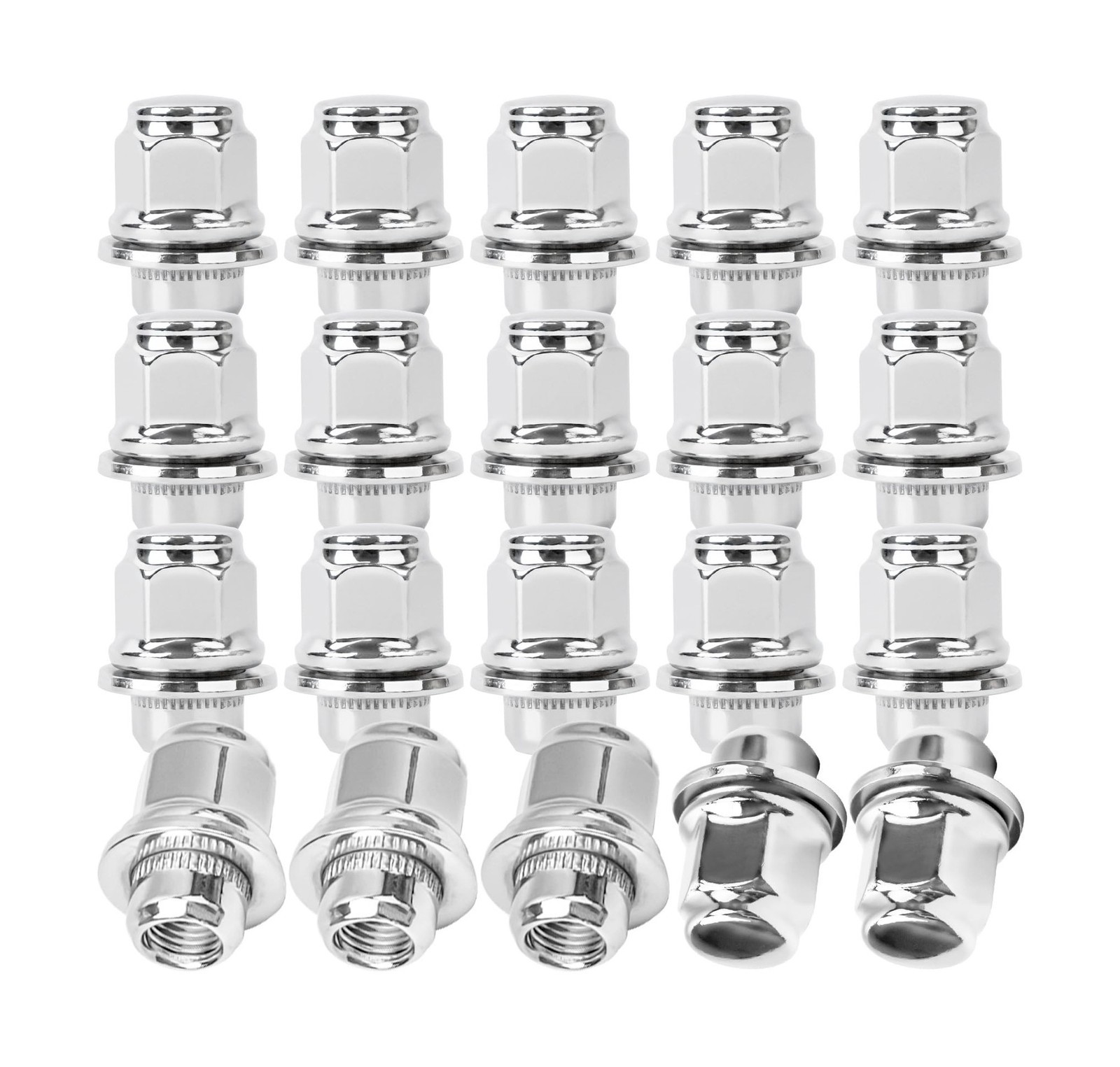 Lug Nuts – M12x1.5, for Toyota, Lexus, One-Piece Design, 611-211