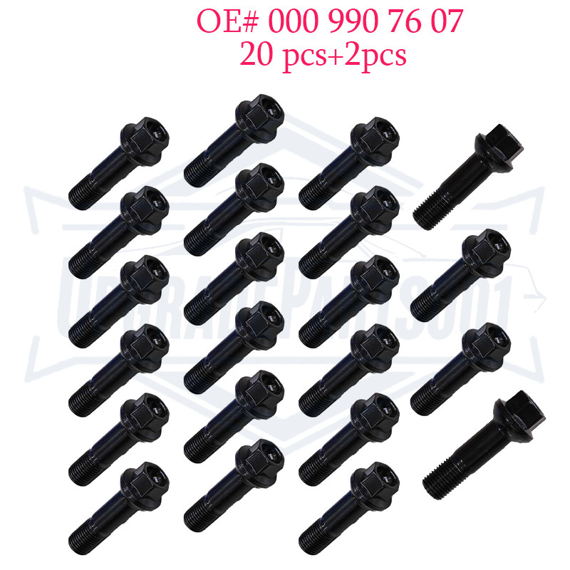 22pcs M14 X 1.5 Wheel Lug Bolts Nuts Kit 2005-2023 for Benz W166 GLE 320 GLE …