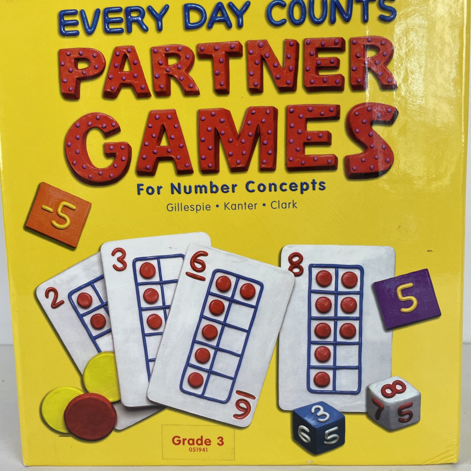 Number Concepts Fractions Grade 3 Partner Games Teacher Edition Every Day Counts
