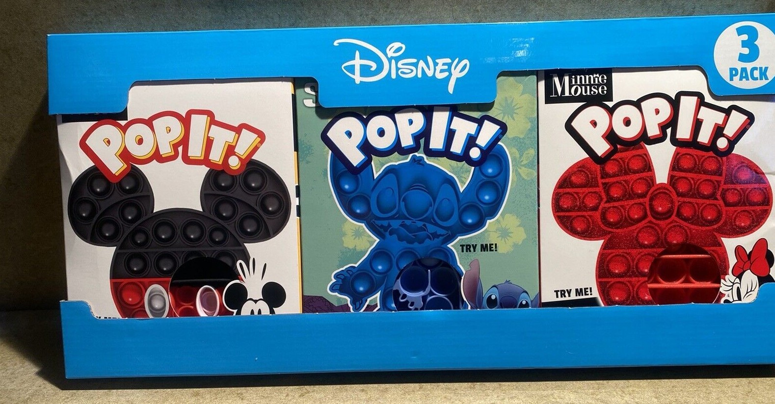 Disney Pop It! 3 Pack Your Choice of Mickey or Star Wars Variety 3 Pack