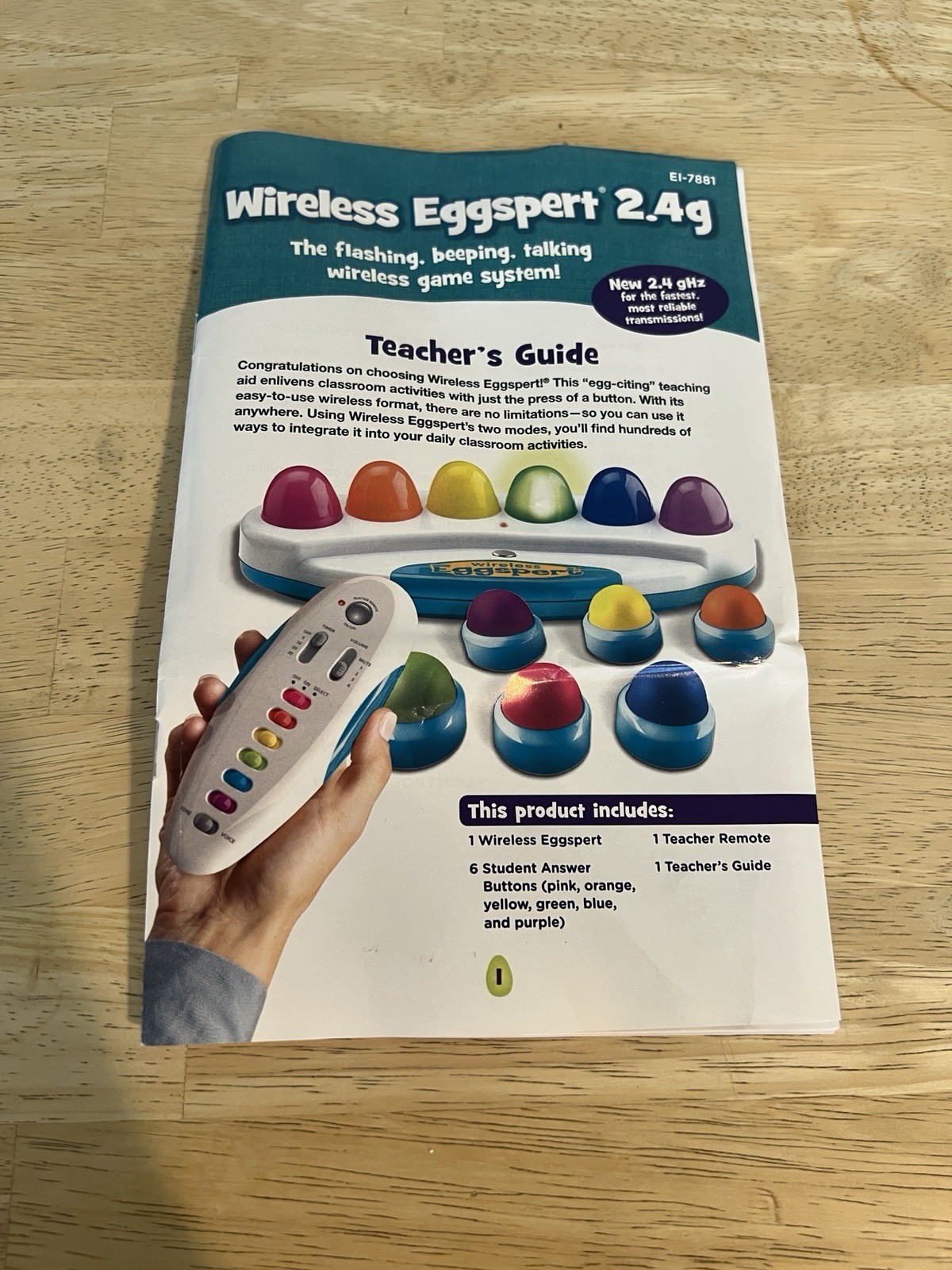 Eggspert 2.4g Educational Insights Wireless Play Classroom Games Tested