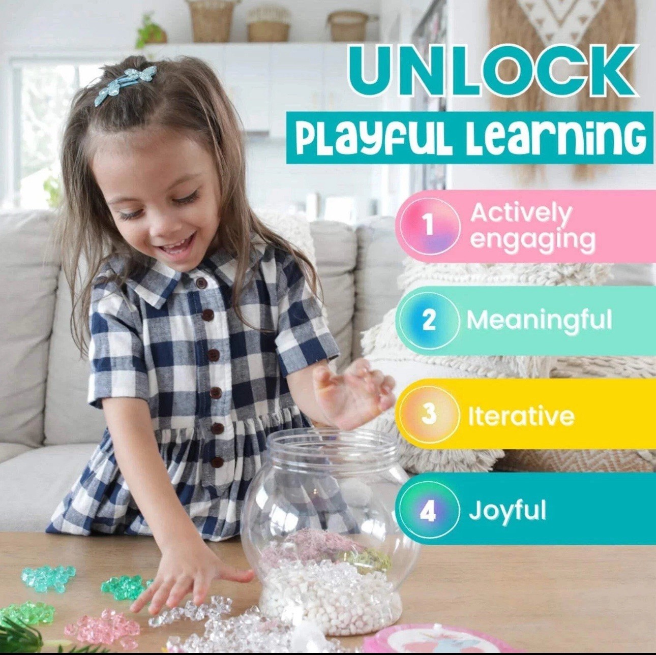 Amitie Lane DIY Light Up Unicorn Kit Childrens Kids Activity Craft