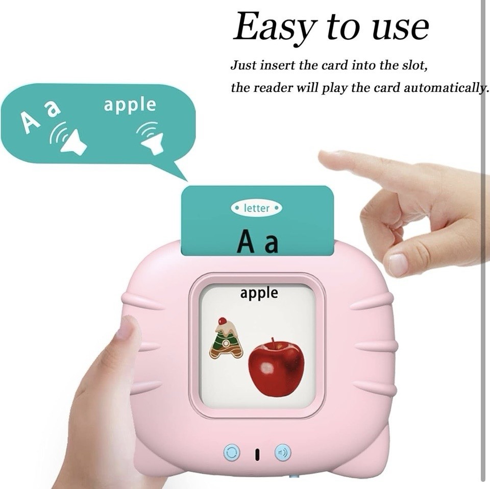 Talking Cards for Toddlers, Speech Therapy Toys Autism Toys, ABC 123 Sight Words