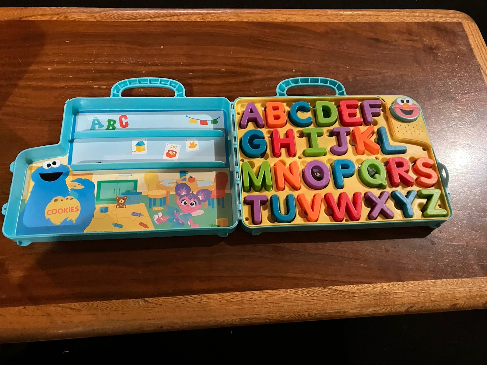 Sesame Street Elmo’s Learning Letters Bus Activity Borad