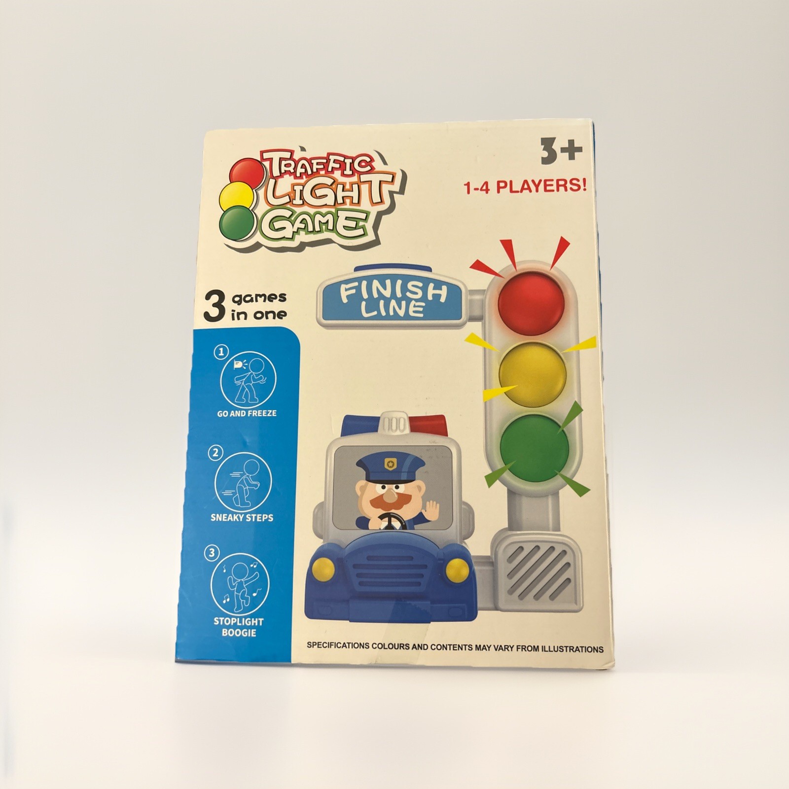 Traffic Light Game 1-4 Players 3+ 3 Games In One New in box boys and girls